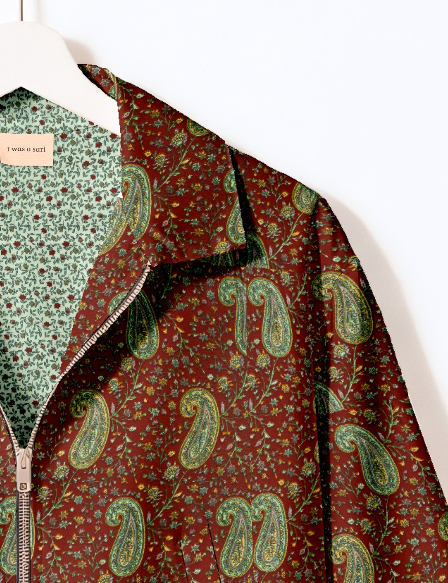 Bomber Jacket - Red Paisley