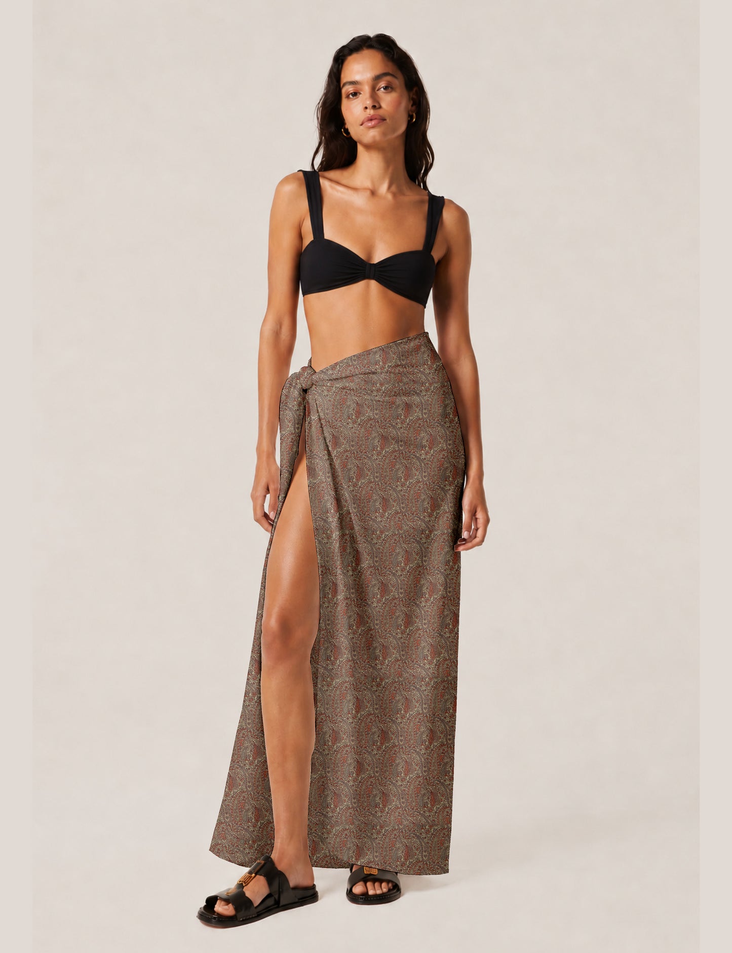Pareo - Beige Paisley