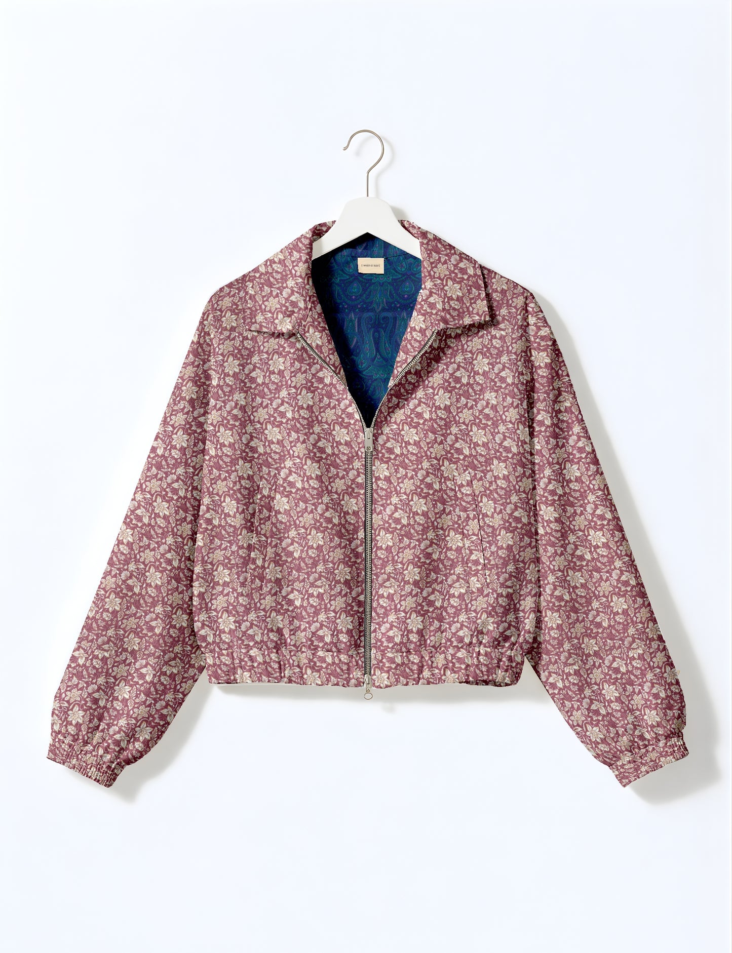 Bomber Jacket - Pink Floral