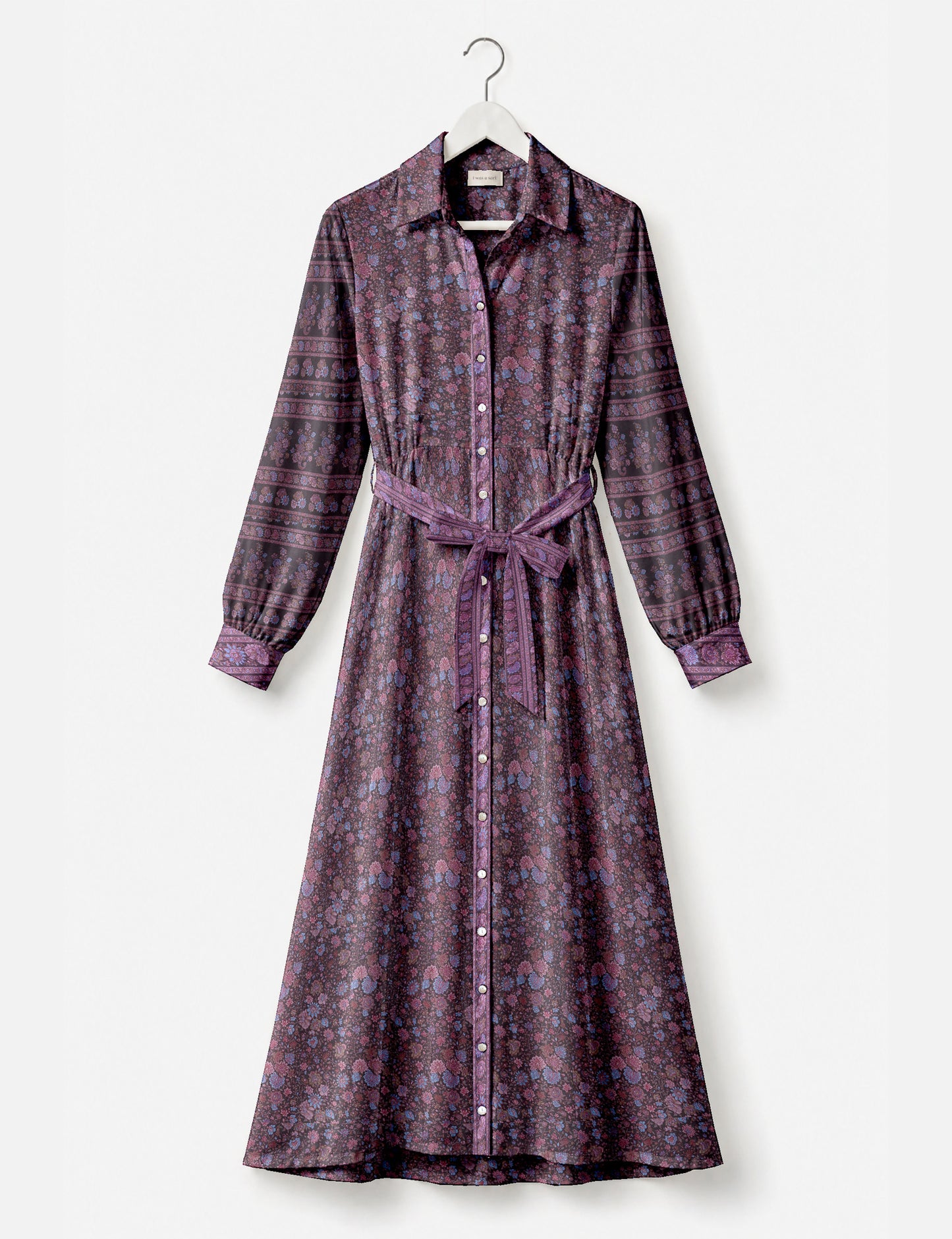 Long shirt dress - Brown Tropical