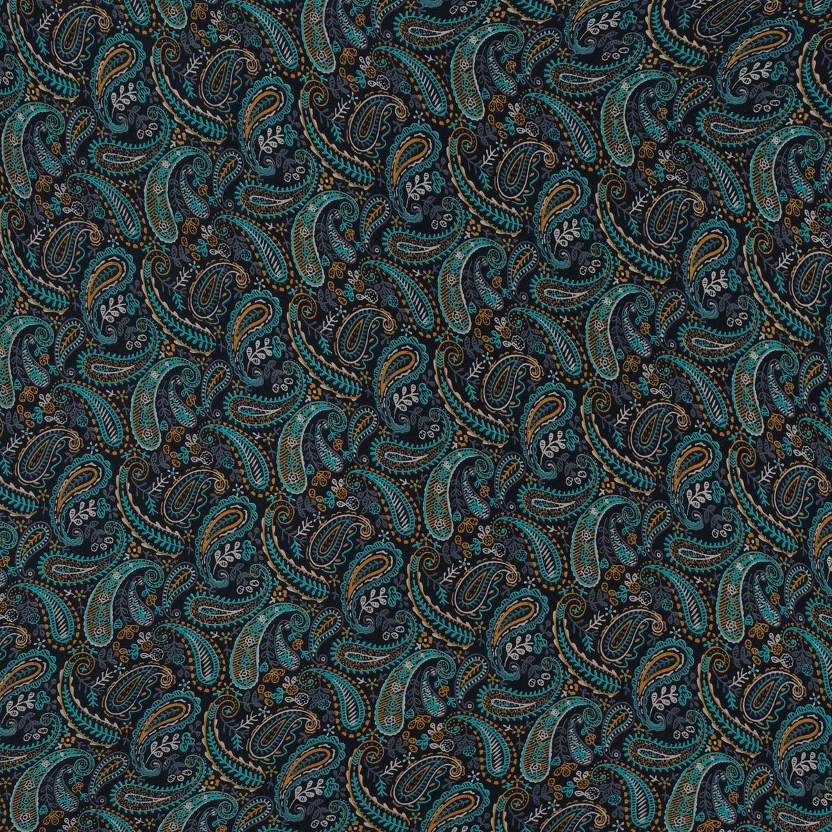 Grey Paisley