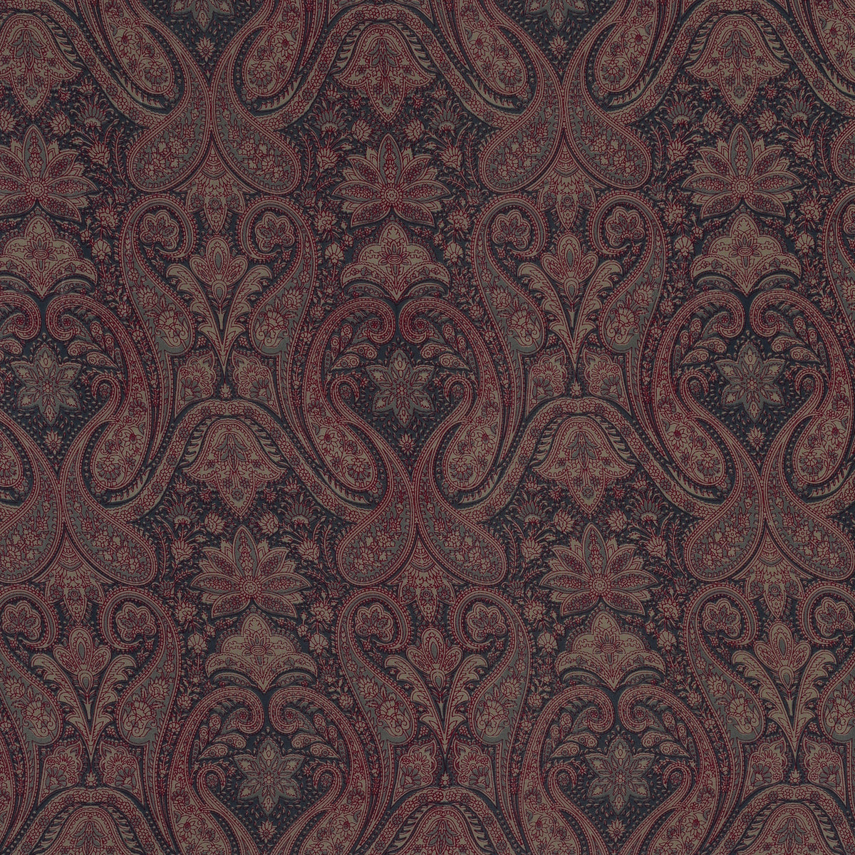 Grey Paisley