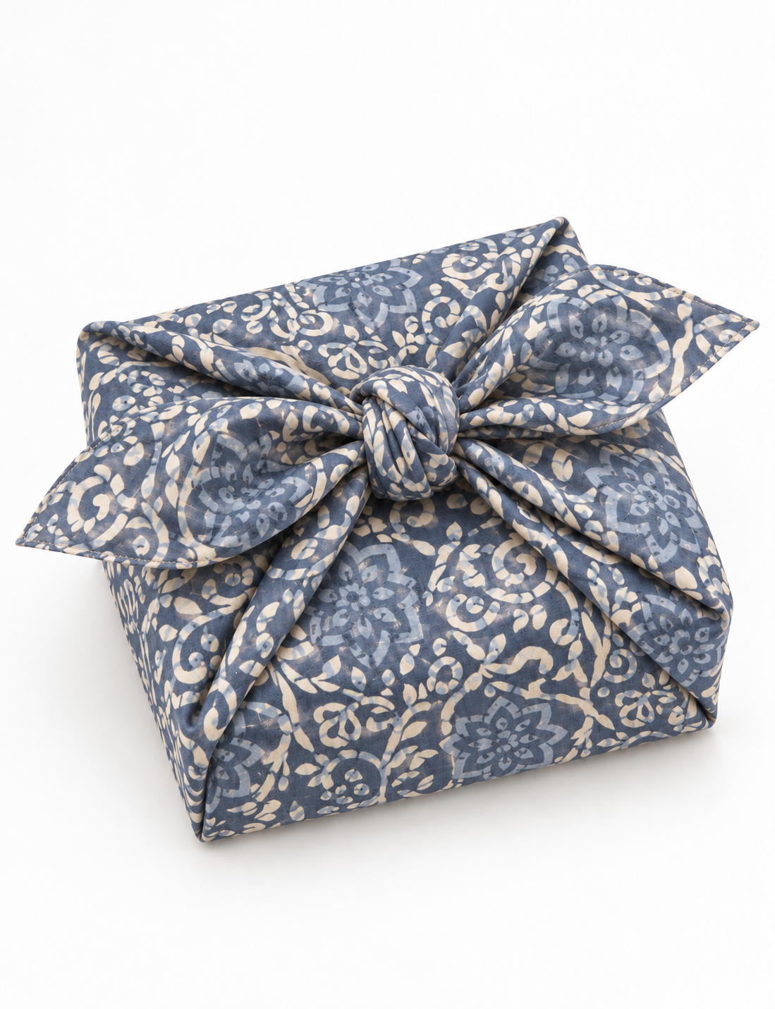 A delicately handcrafted wrap made from recycled sari offcuts, blending sustainable fashion with conscious design. This eco-friendly product showcases the beauty of upcycling and green fashion, making it a perfect accessory for those supporting circular fashion and products made from textile waste.
