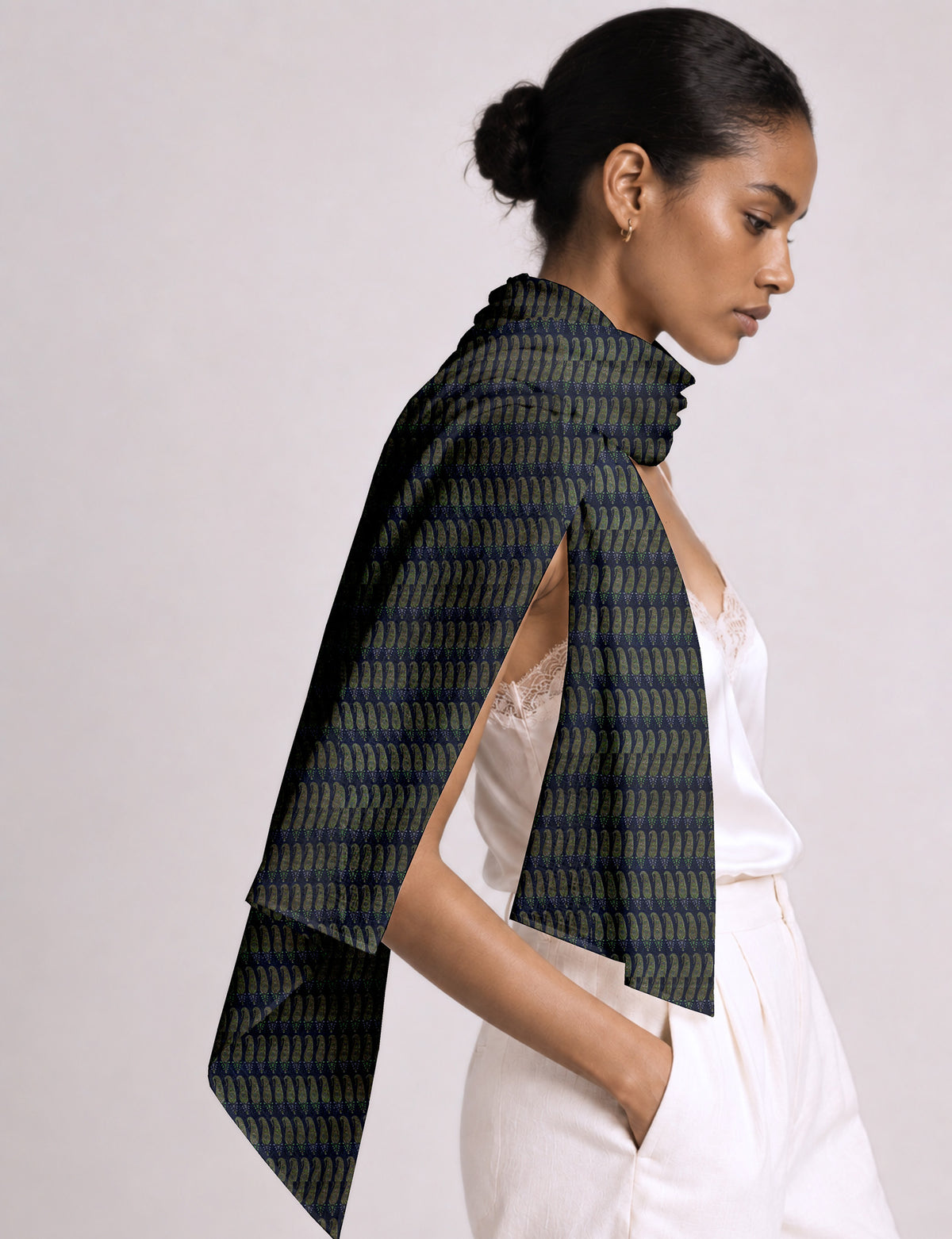 Wrap yourself in style with our printed rectangular stole, designed for neck, shoulders, or waist. Ethically crafted and embracing sustainability, this versatile accessory is a perfect addition to your wardrobe. Experience the beauty of eco-friendly fashion with our conscious clothing collection.