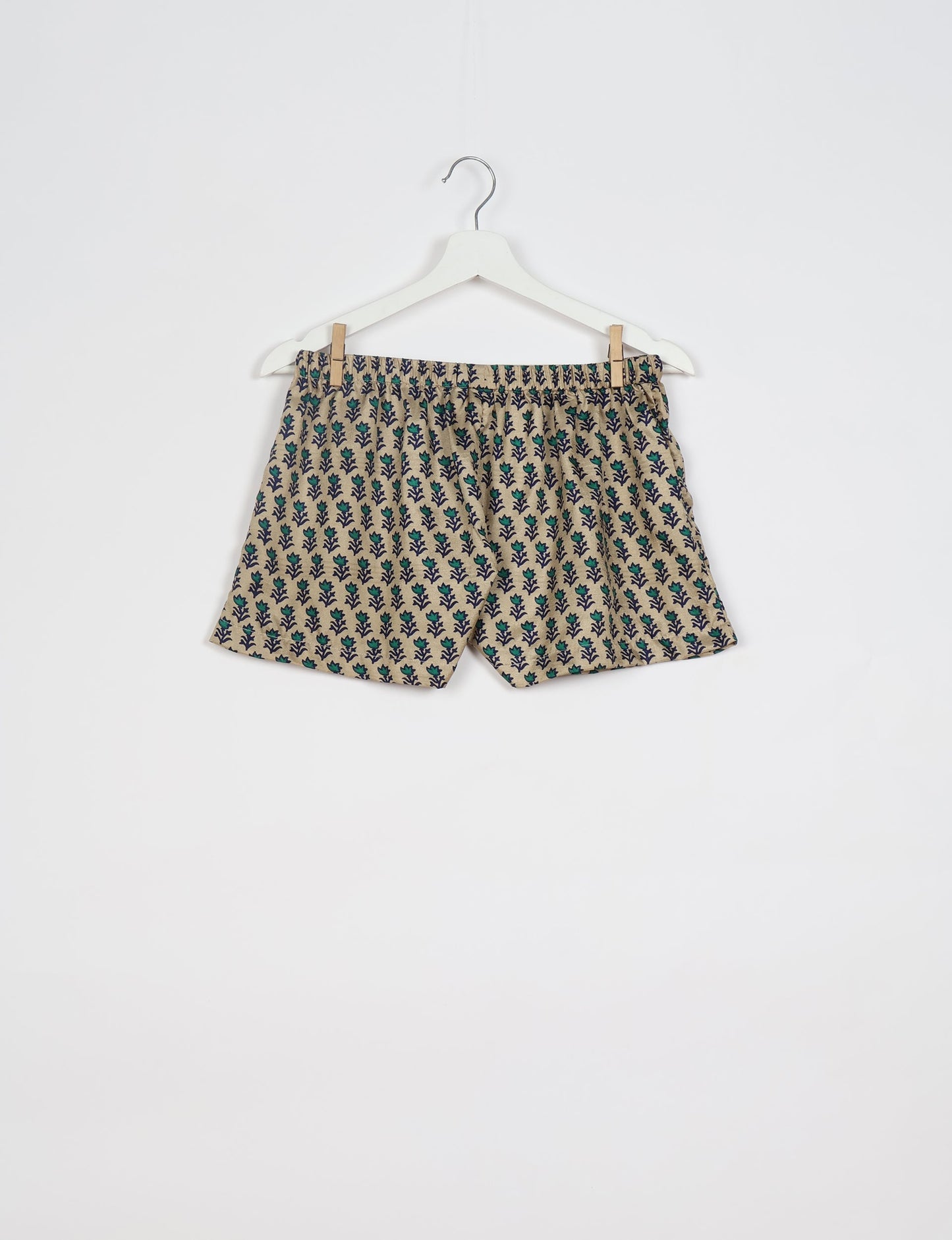 Elevate your wardrobe with our eco-friendly shorts. The all-around elastic waist and drawstring tie provide comfort and style. Crafted with ethical and sustainable practices, these shorts redefine green fashion, making them a perfect addition to your conscious clothing collection.