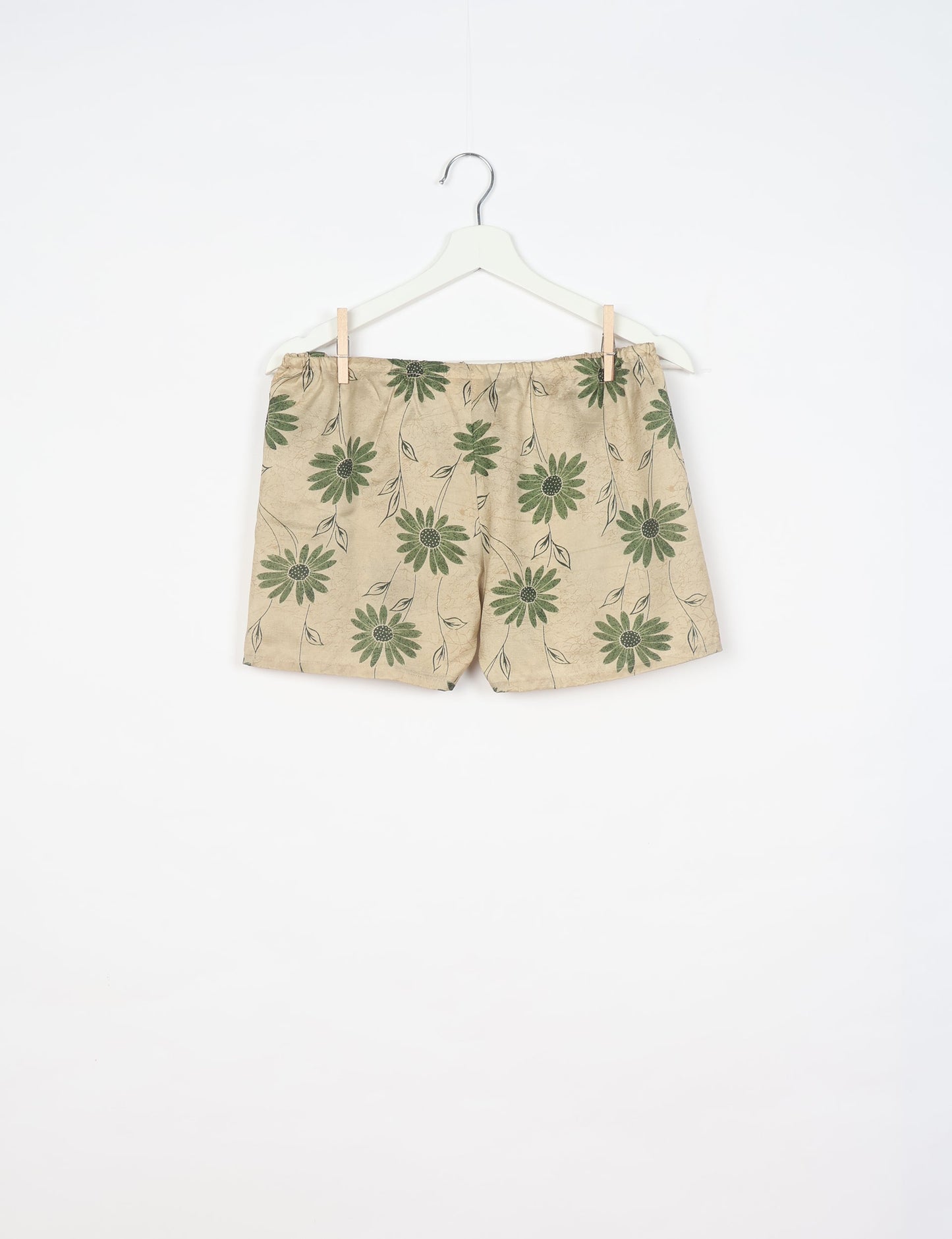 Elevate your wardrobe with our eco-friendly shorts. The all-around elastic waist and drawstring tie provide comfort and style. Crafted with ethical and sustainable practices, these shorts redefine green fashion, making them a perfect addition to your conscious clothing collection.
