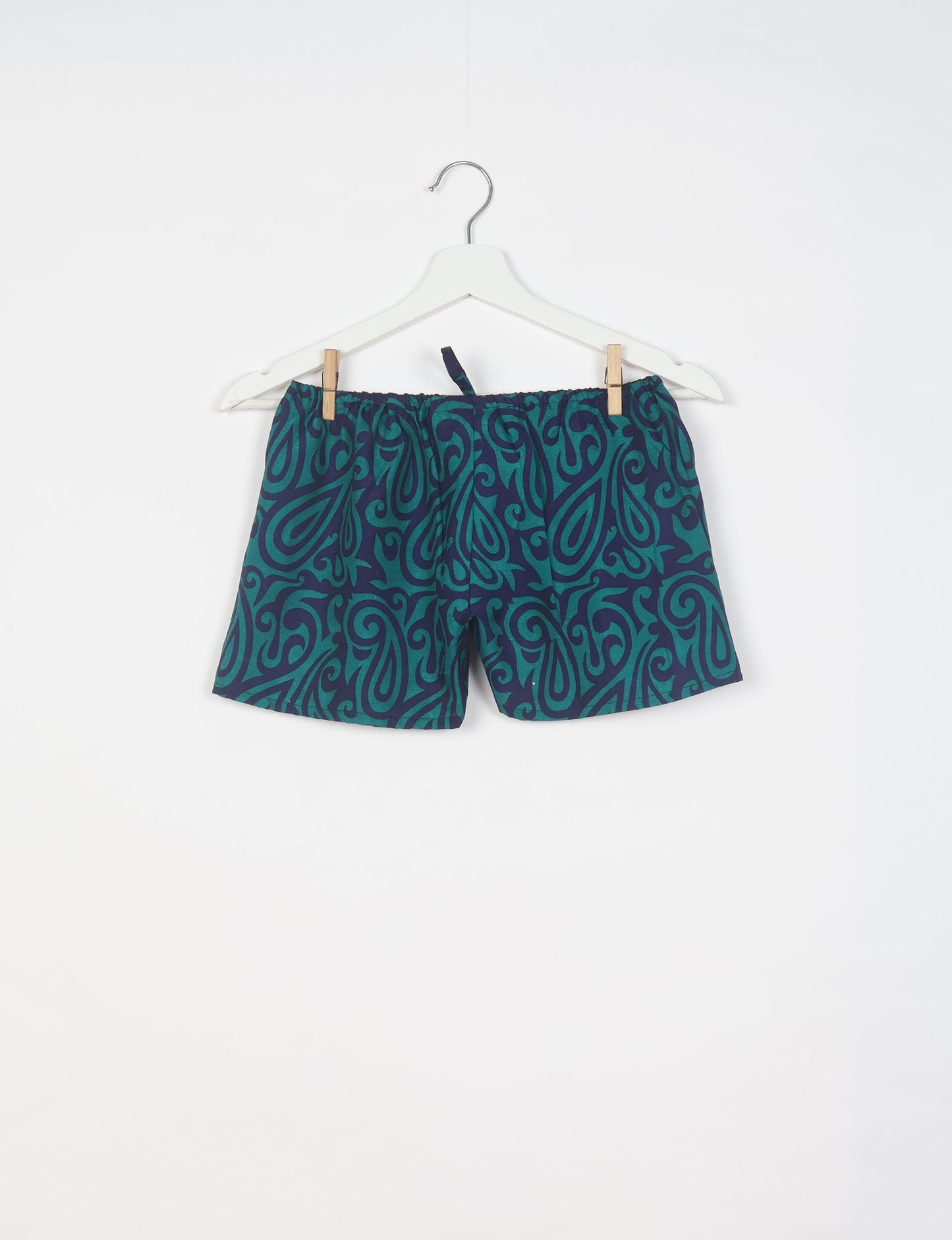 Elevate your wardrobe with our eco-friendly shorts. The all-around elastic waist and drawstring tie provide comfort and style. Crafted with ethical and sustainable practices, these shorts redefine green fashion, making them a perfect addition to your conscious clothing collection.