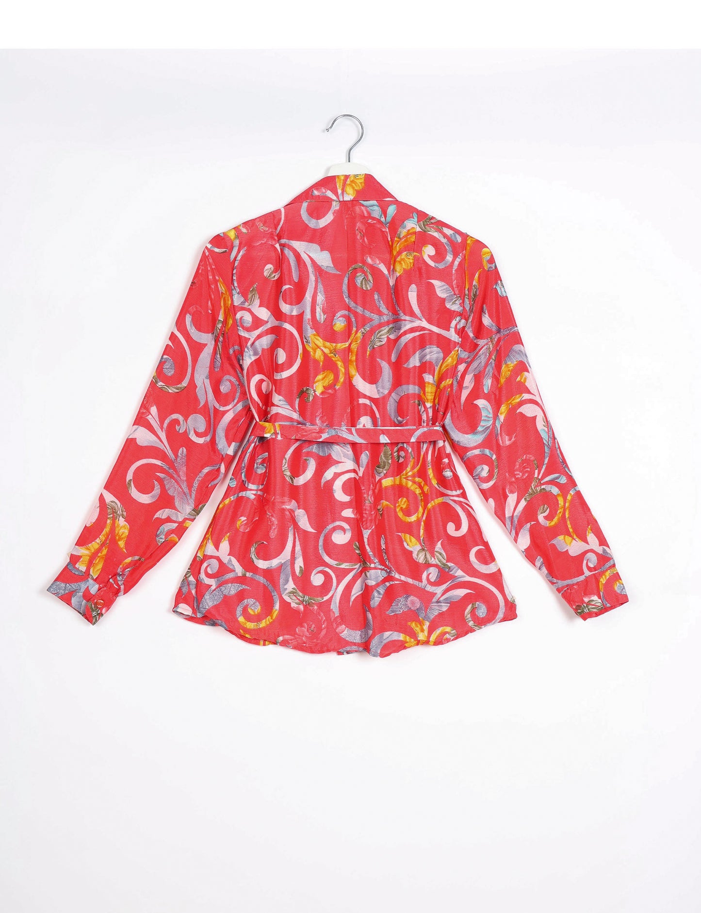 Shirt - Orange Abstract