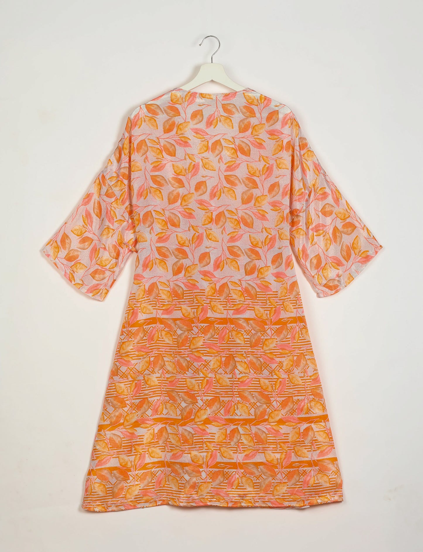 Sunset Coat - Orange Leaves