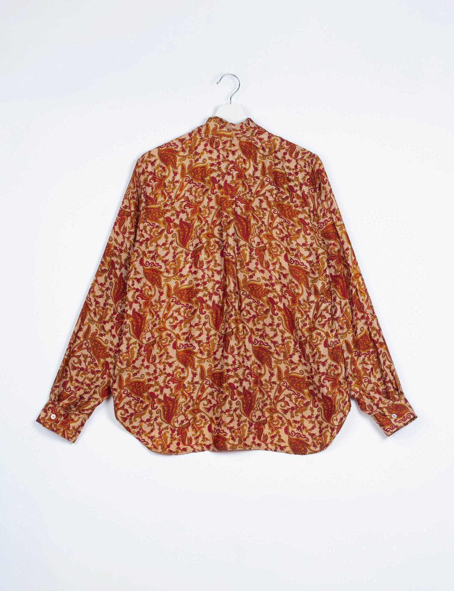 Camicia con papillon - Arancione astratto