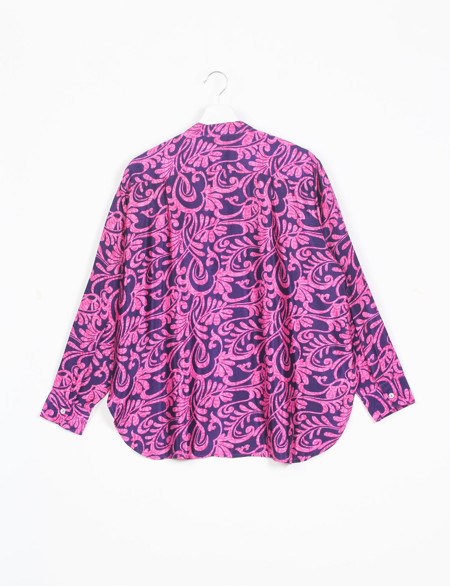 Camicia lunga - Rosa tropicale