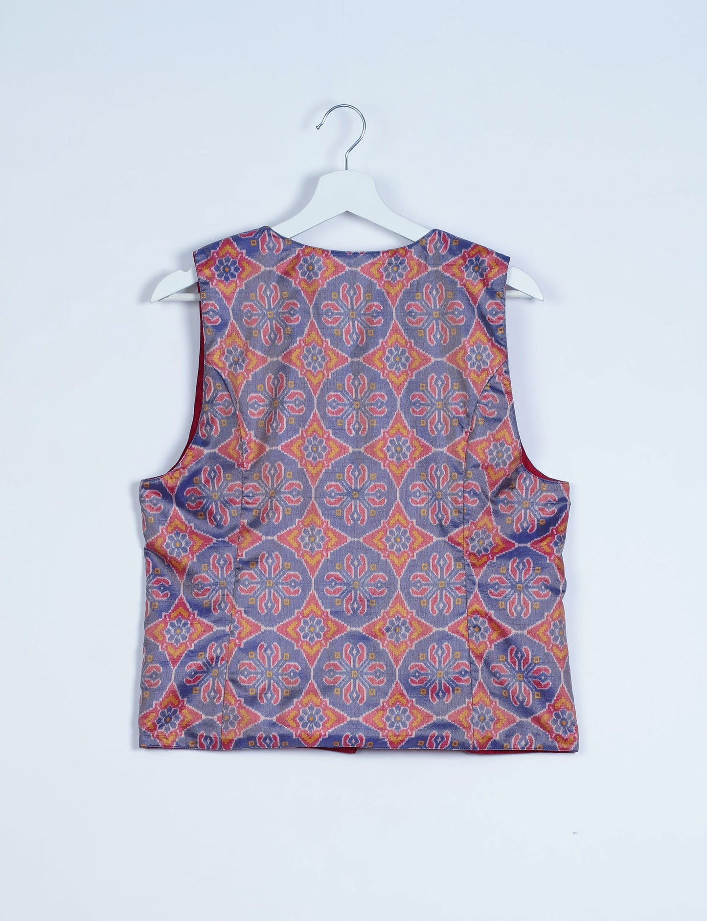 Day Waistcoat - Orange Indian Ethnic