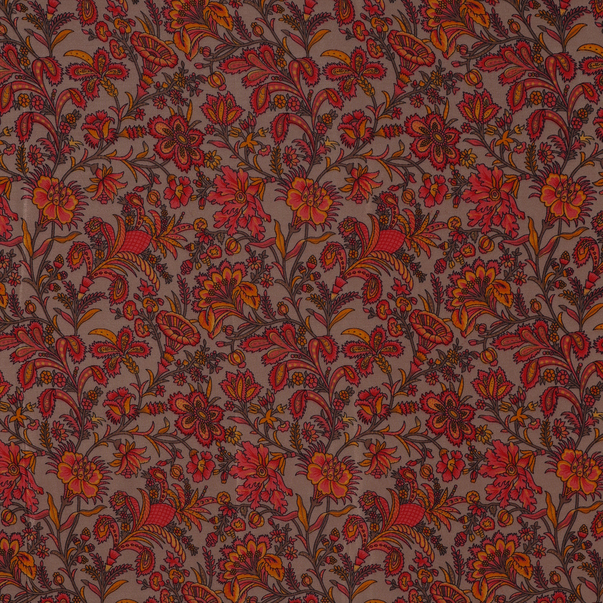 Orange Floral
