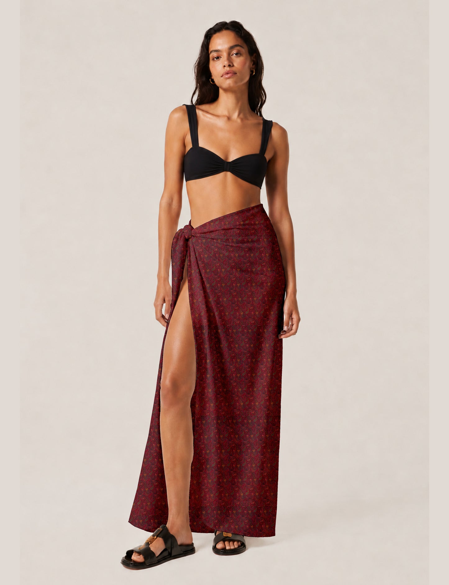 Pareo - Red Paisley