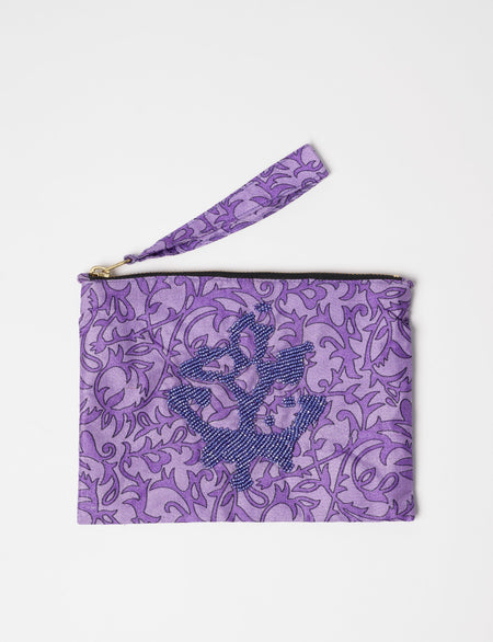 Embroidered pouch