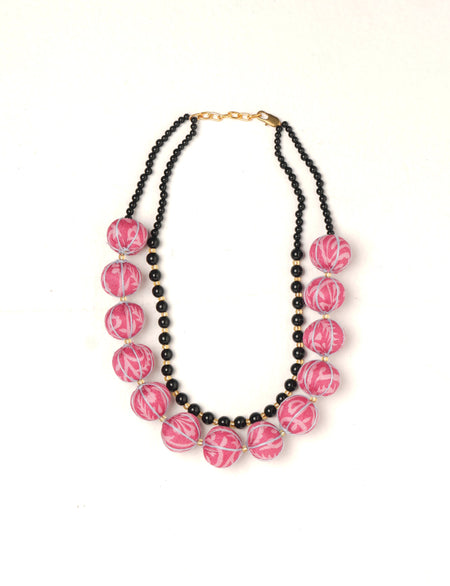 Double beaded chocker 164