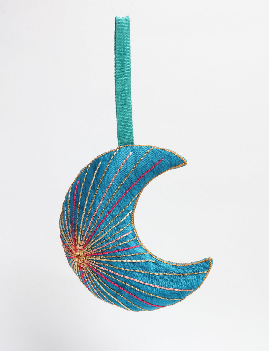 Timeless crescent moon ornament