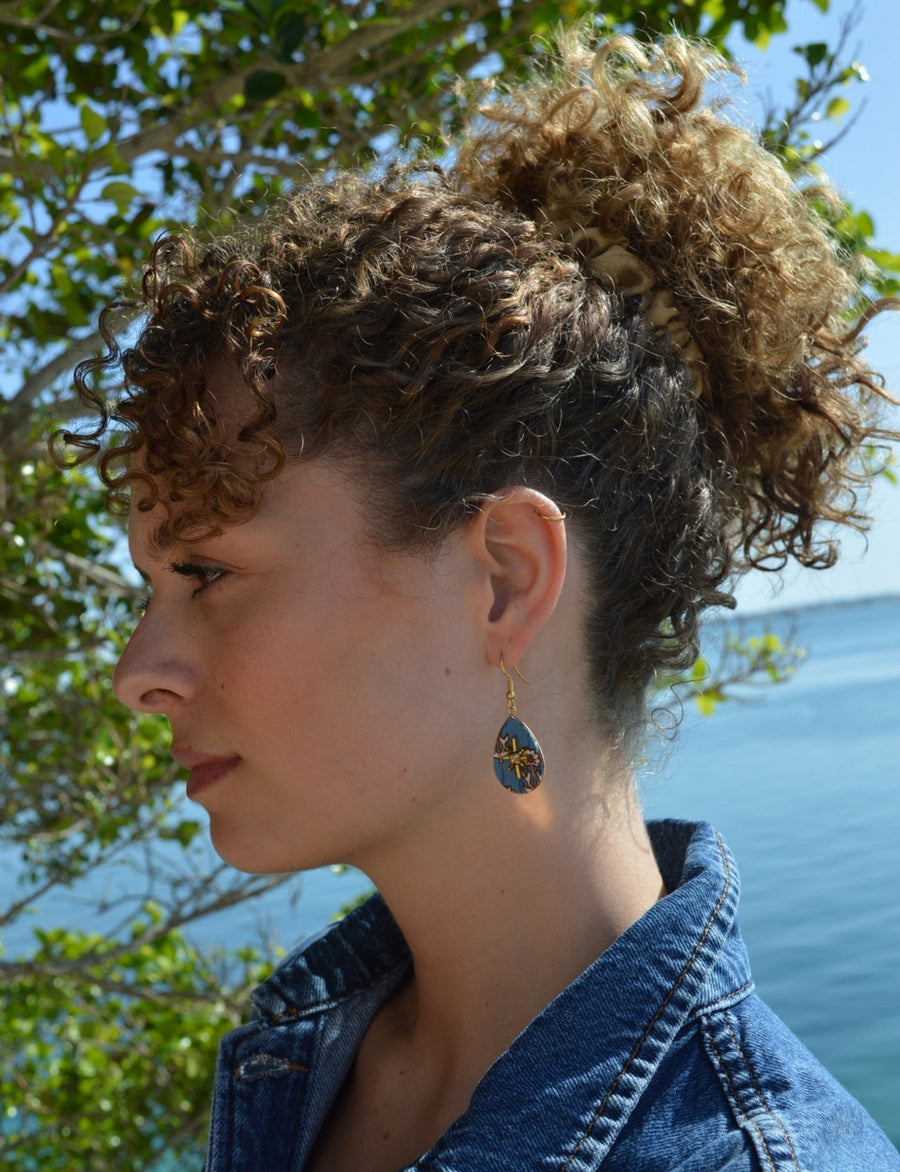 Tear drop earrings