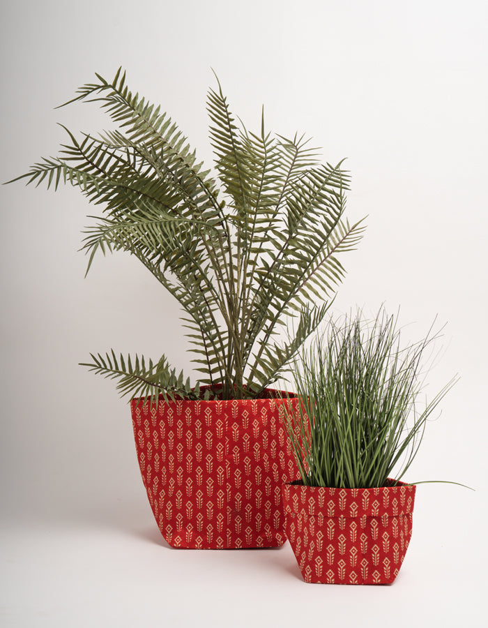 Plant pot cover set