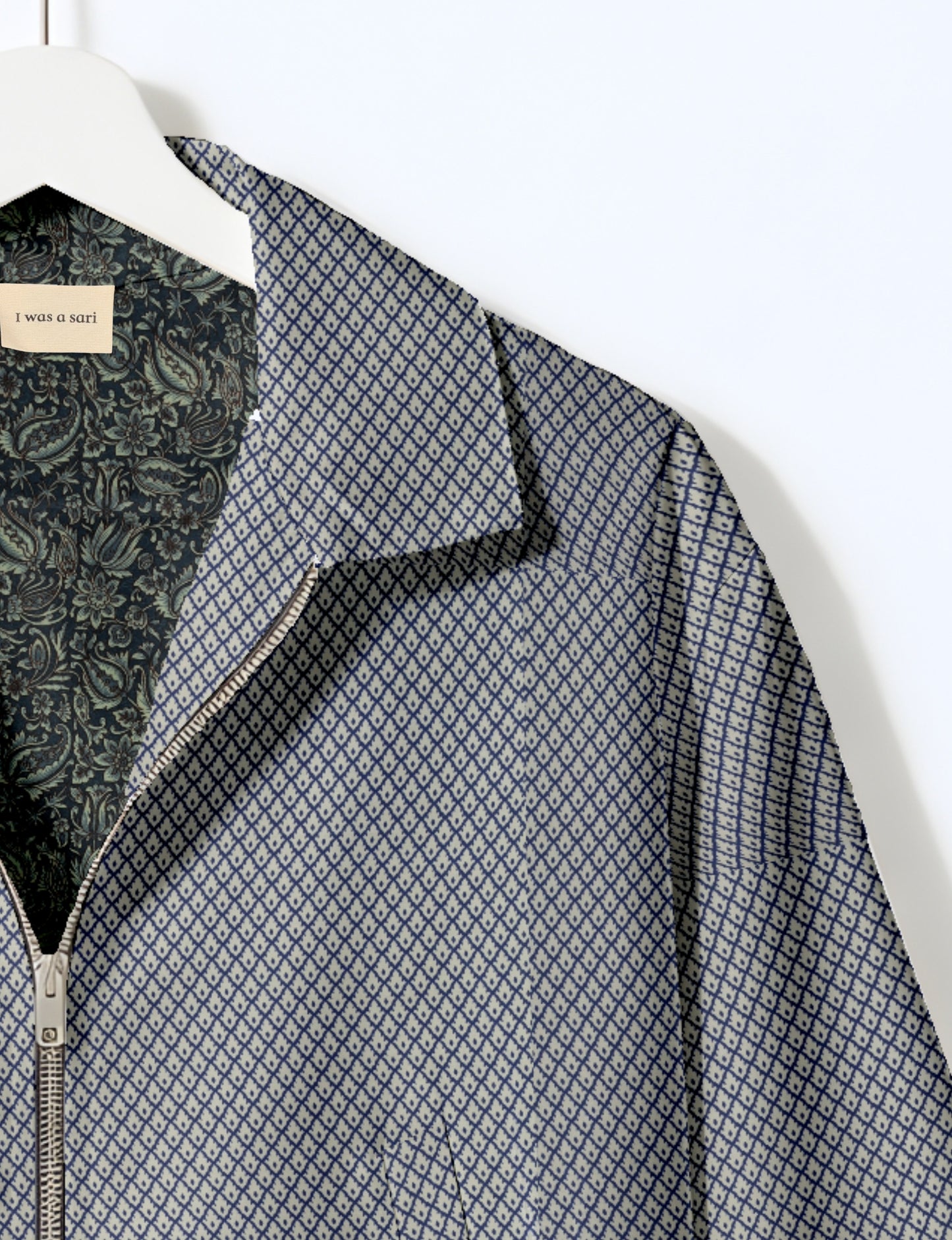 Bomber Jacket - Blue Micro Design