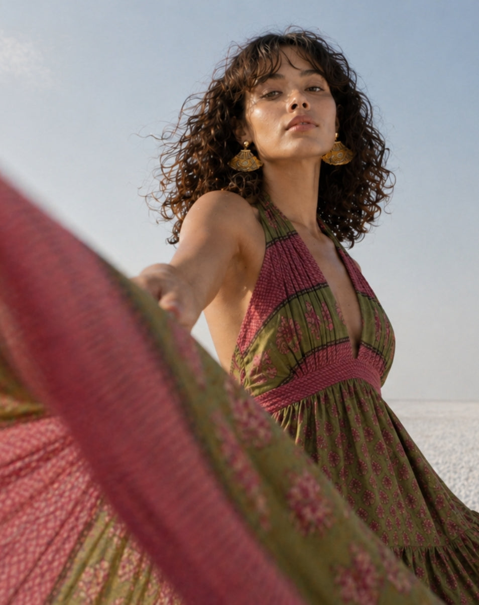 Maxi tiered dress