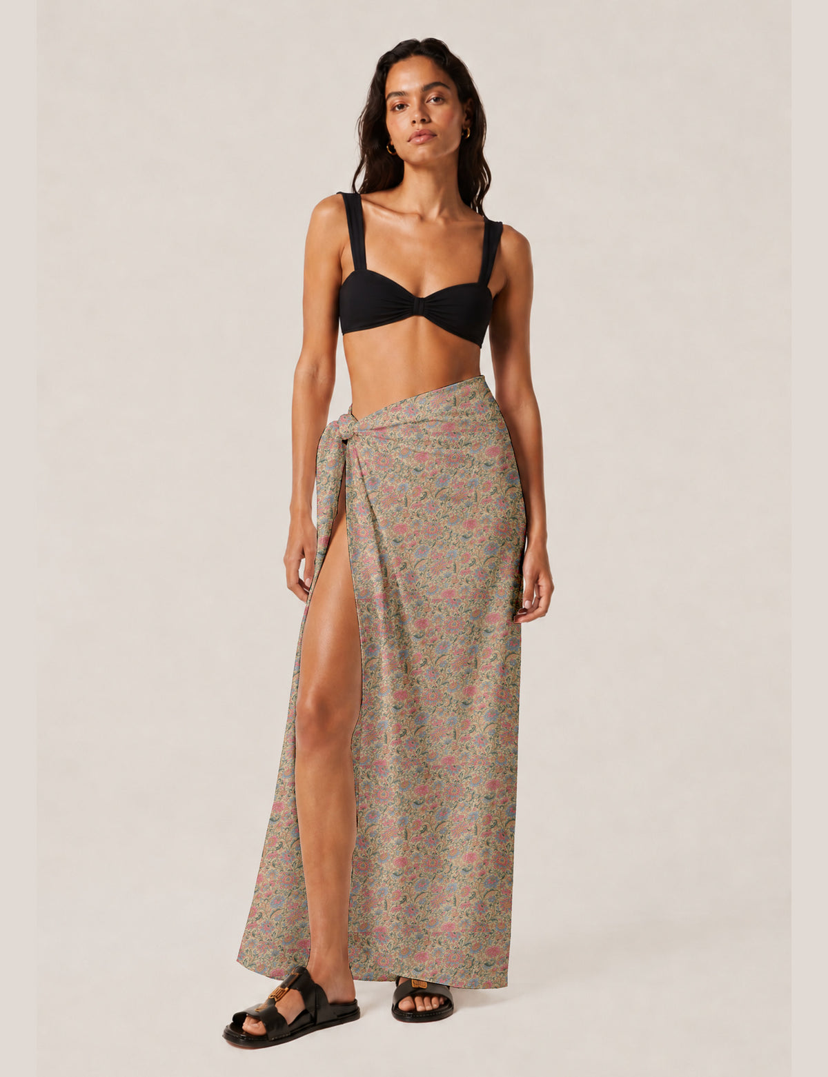 Pareo - Beige Floral