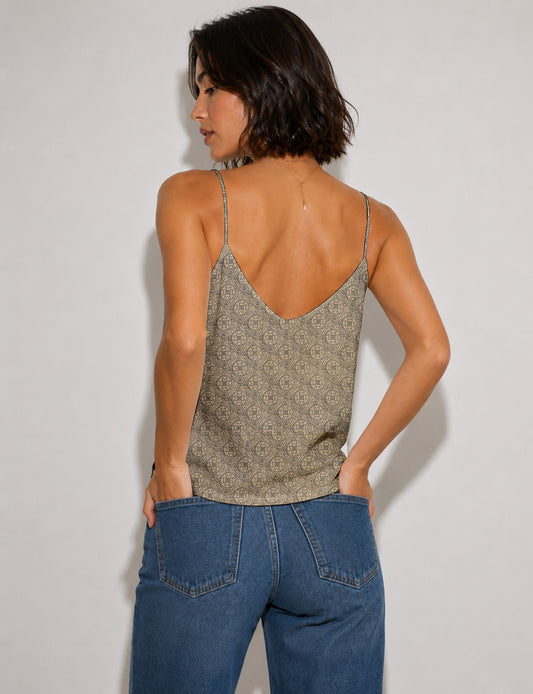 Slip top - Beige Floral
