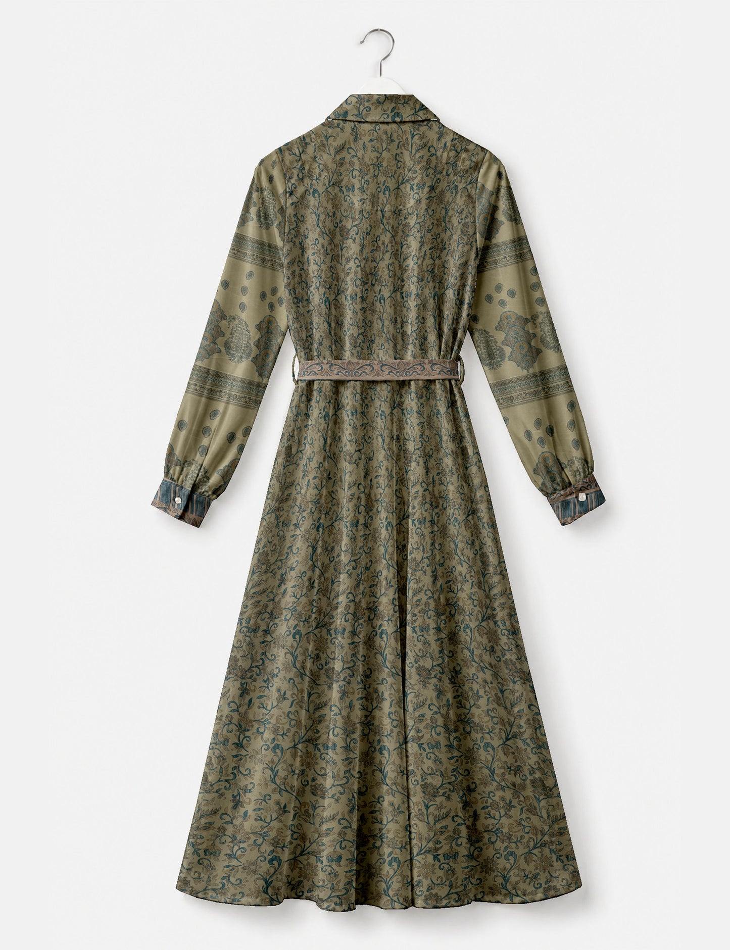 Long shirt dress - Beige Indian Ethnic
