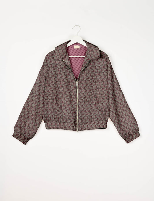 Bomberjacke - Beige Paisley