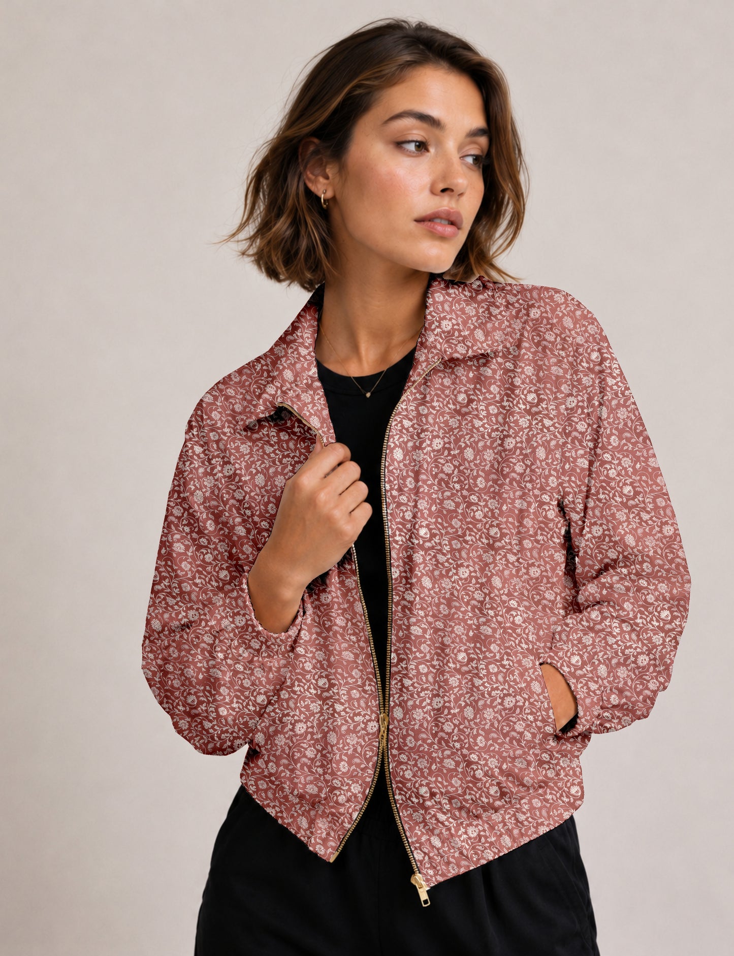 Bomber Jacket - Pink Tropical
