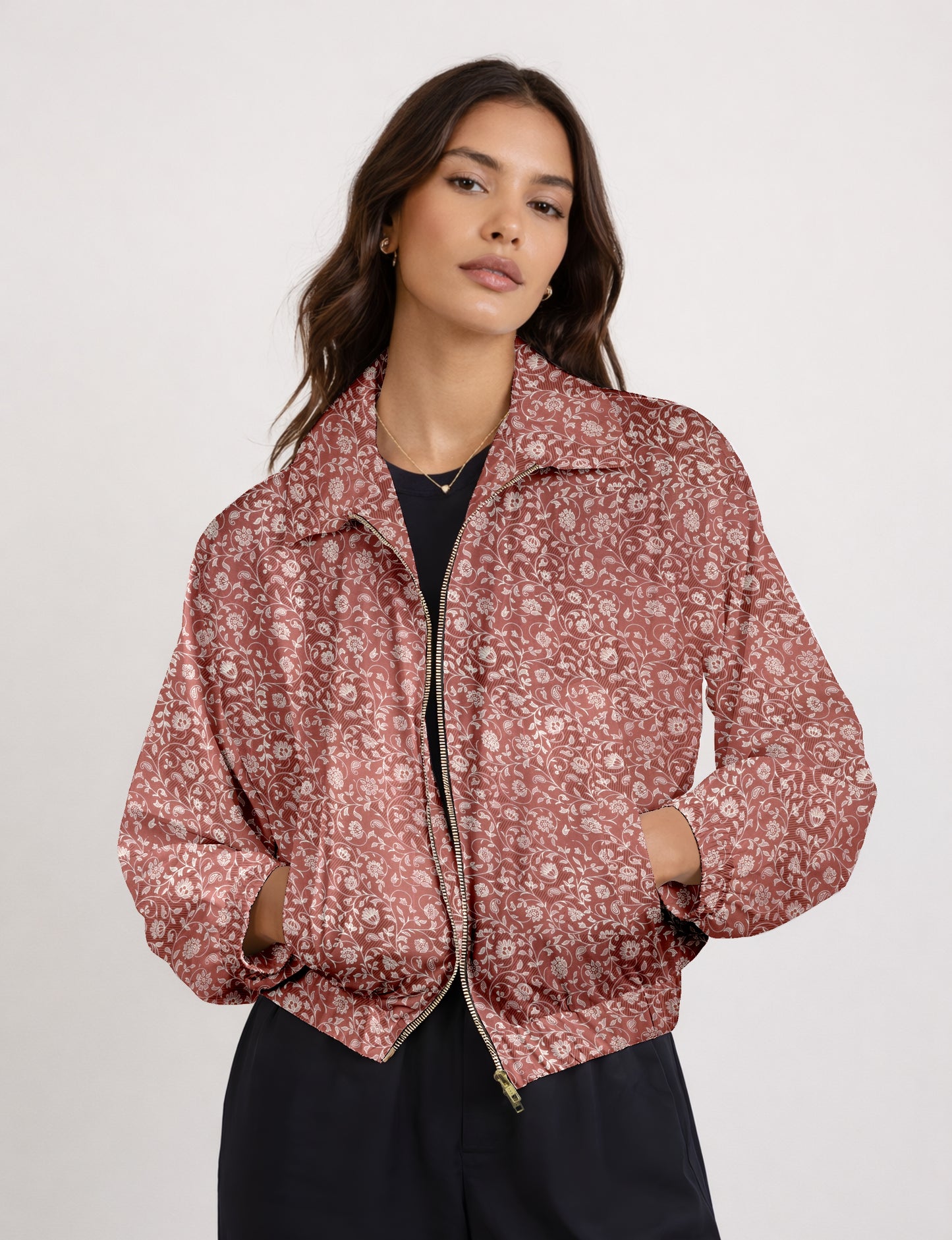 Bomber Jacket - Pink Tropical