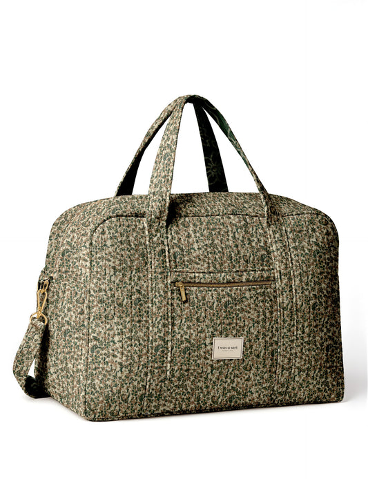 Quilted duffle bag - Beige Tropical