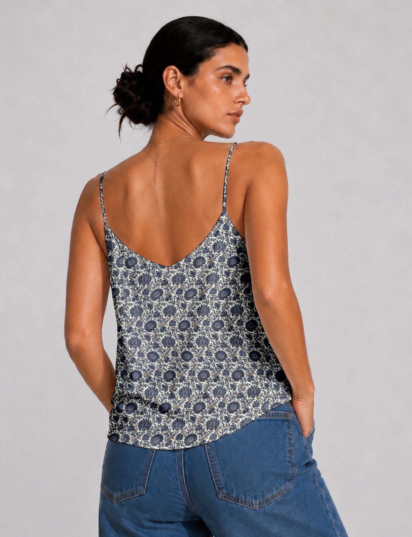 Slip top - Beige Tropical