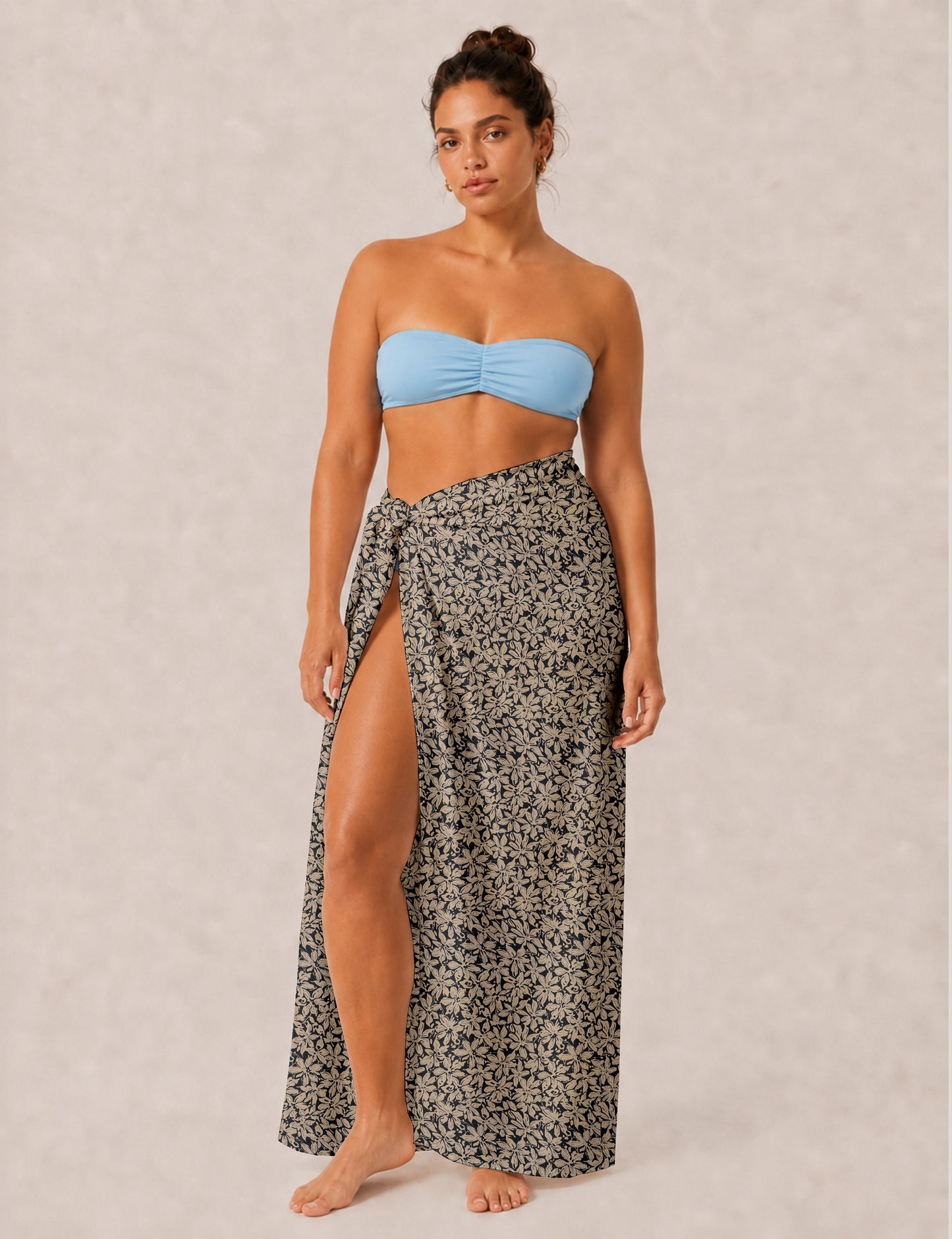 Pareo - Black Floral