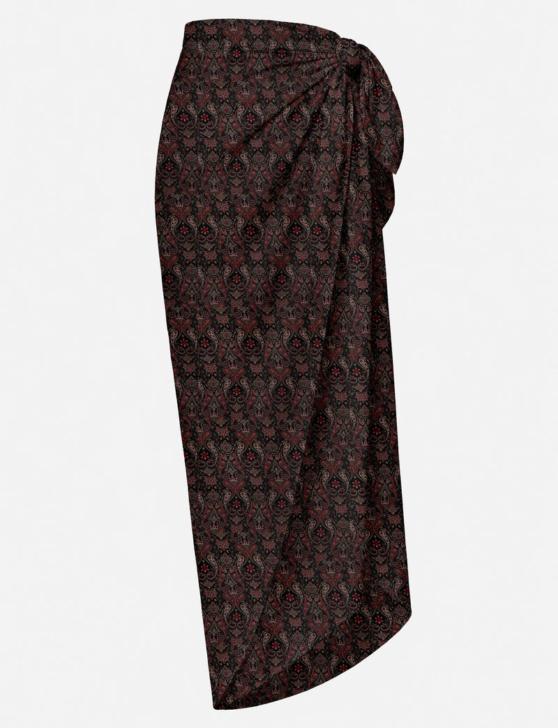 Pareo - Black Paisley