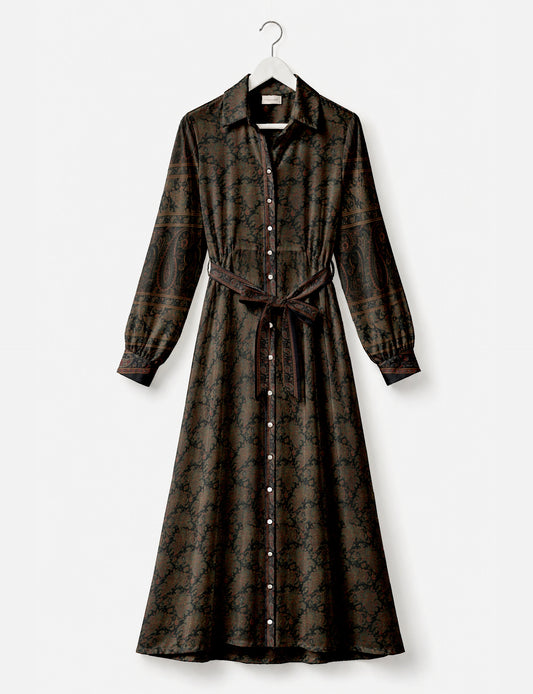 Stylish long shirt dress for everyday wear and travel