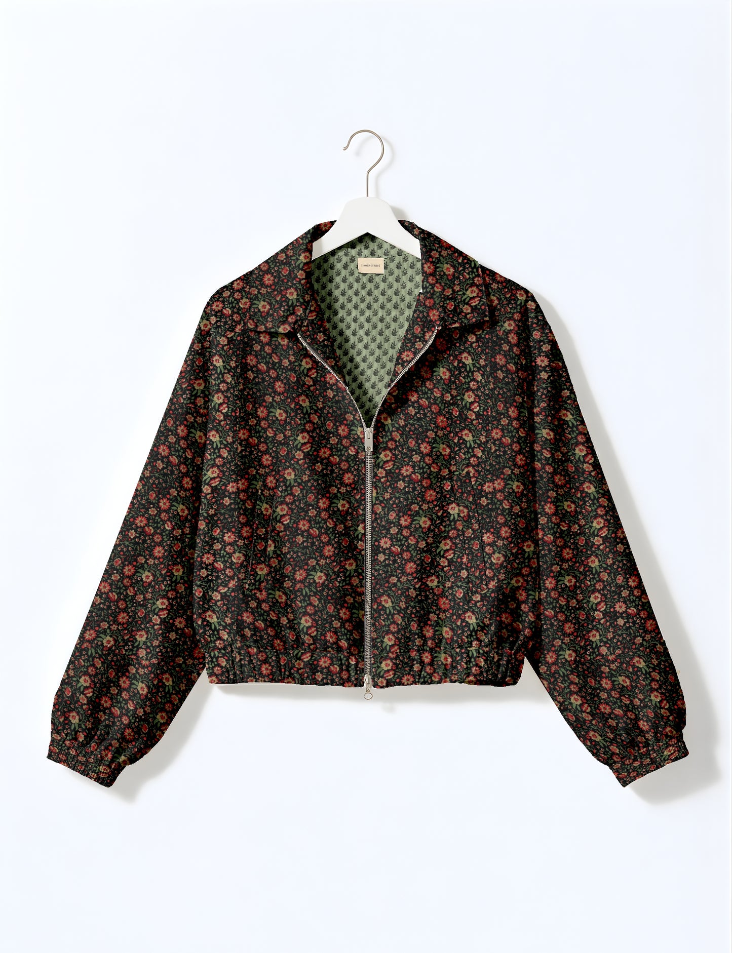 Bomber Jacket - Black Tropical