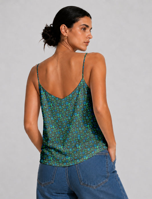 Slip top - Blue Floral