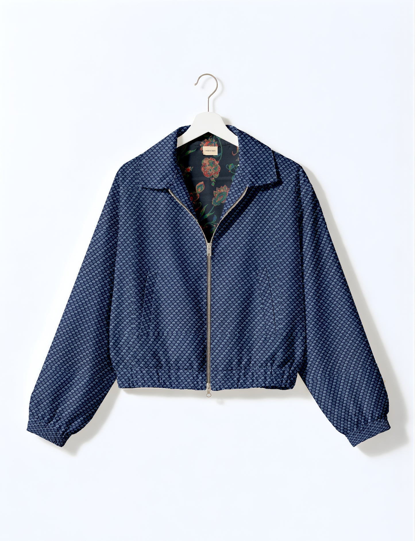 Bomber Jacket - Blue Micro Design