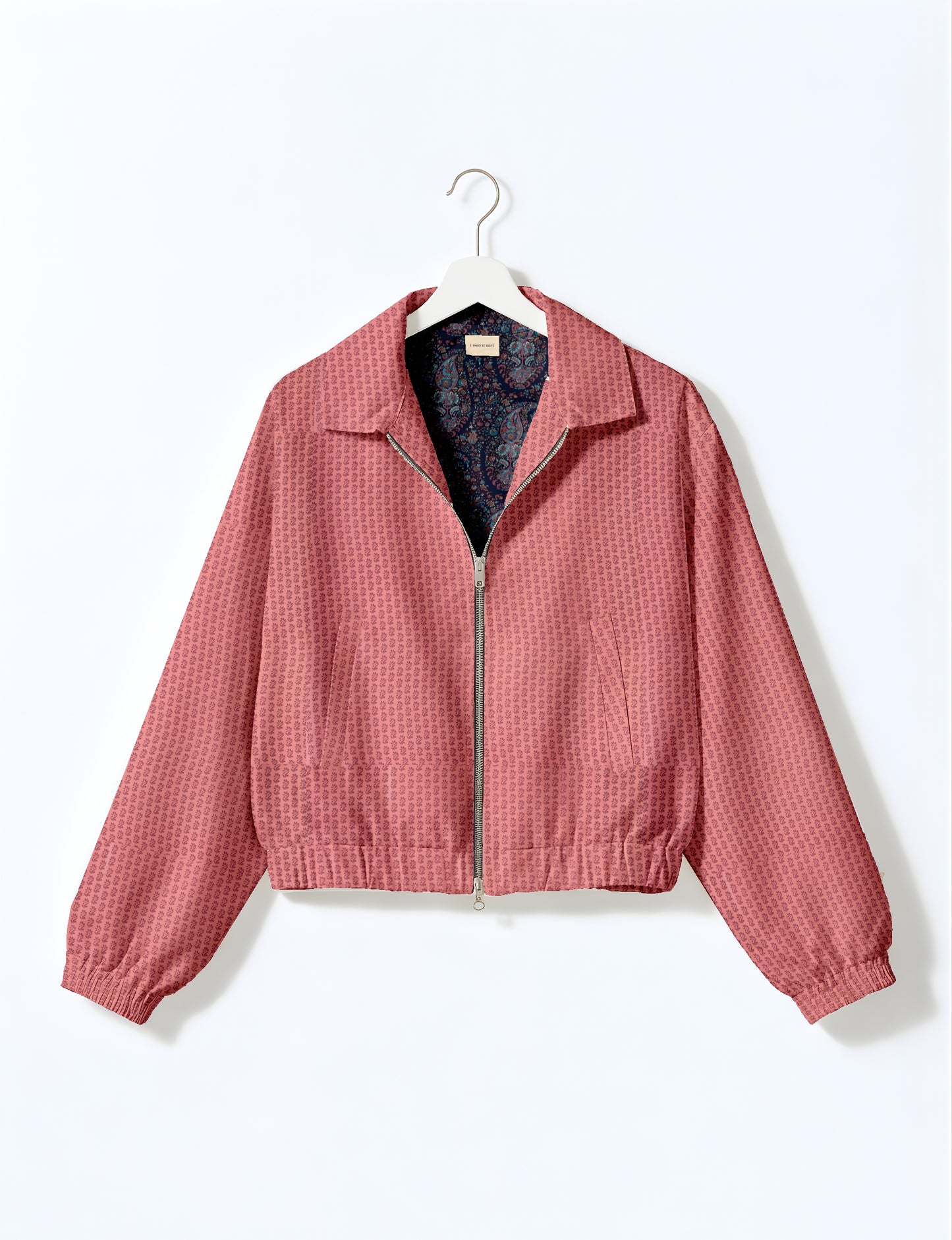 Bomber Jacket - Pink Floral