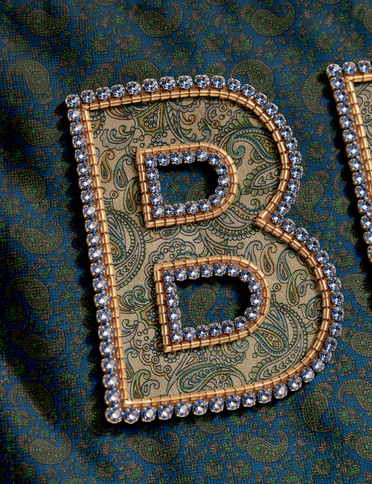 Be Kind tote bag with contrast sari fabric appliqué lettering, double shoulder straps, and front slip pocket.
