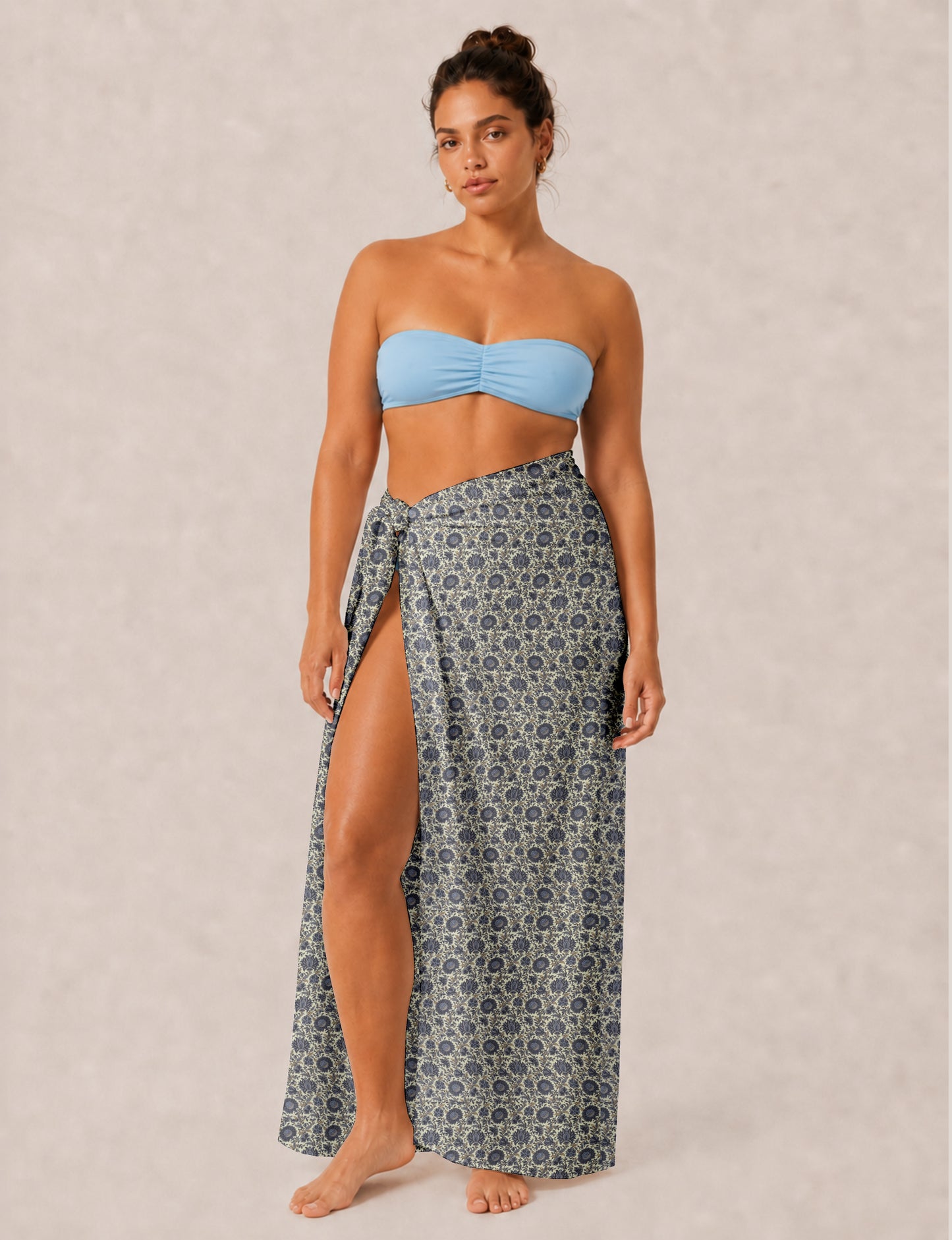 Explore sustainable elegance with our PAREO – a versatile piece for conscious fashion enthusiasts. More than an accessory, it's a statement of ethical clothing and green fashion. Ideal for getaways, this wrap-around works as a coverup, turban, or throw, showcasing our commitment to slow fashion, upcycled garments, and eco-friendly practices. Elevate your wardrobe with this eco-conscious and stylish pareo, a perfect addition to your collection of sustainable women's clothing.