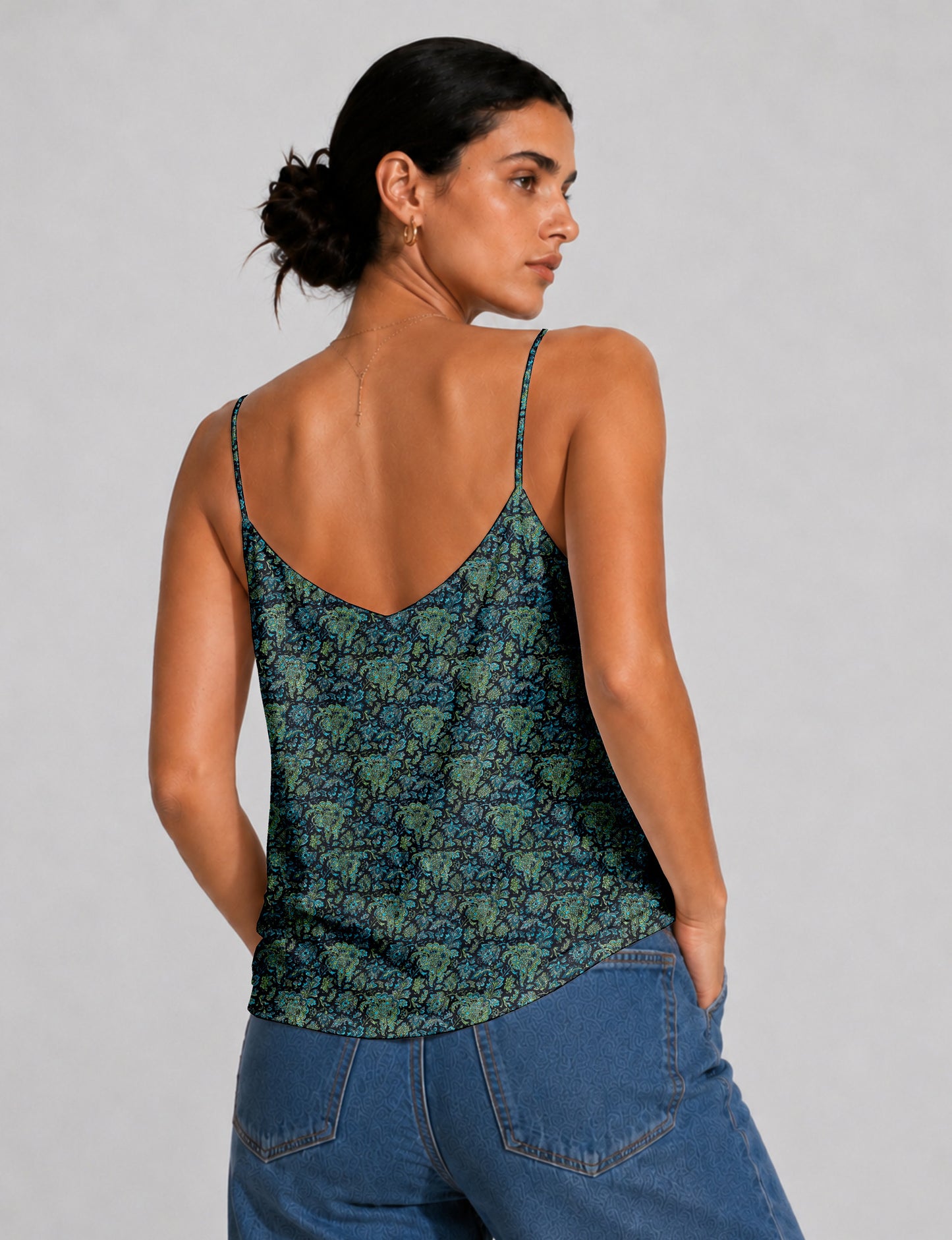 Slip top - Blue Tropical