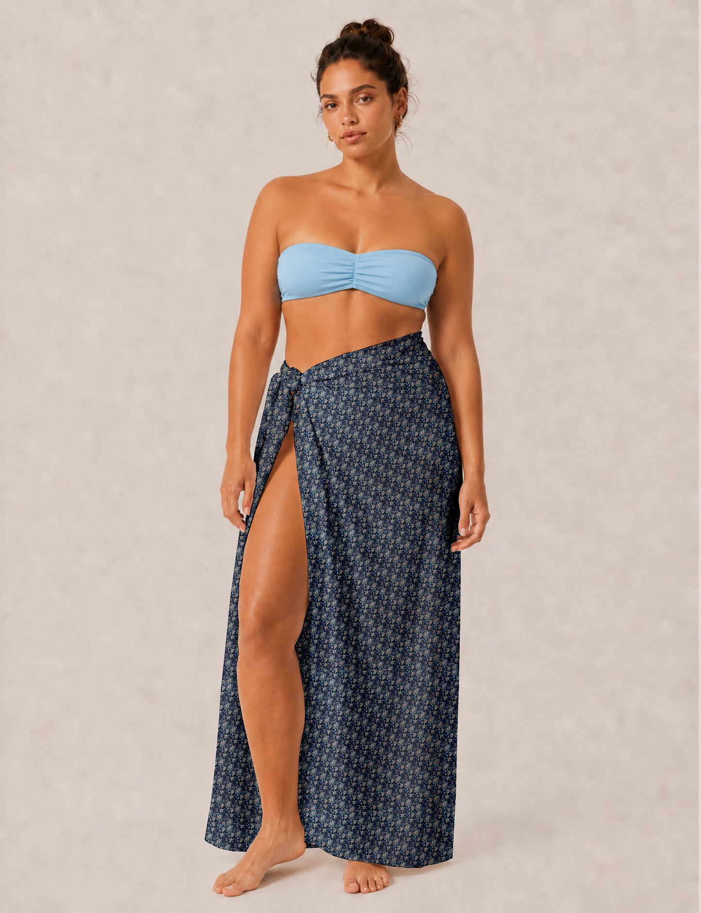 Explore sustainable elegance with our PAREO – a versatile piece for conscious fashion enthusiasts. More than an accessory, it's a statement of ethical clothing and green fashion. Ideal for getaways, this wrap-around works as a coverup, turban, or throw, showcasing our commitment to slow fashion, upcycled garments, and eco-friendly practices. Elevate your wardrobe with this eco-conscious and stylish pareo, a perfect addition to your collection of sustainable women's clothing.