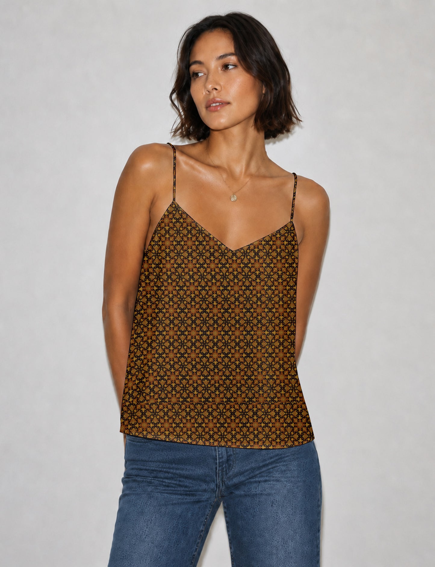 Slip top - Blue Tropical