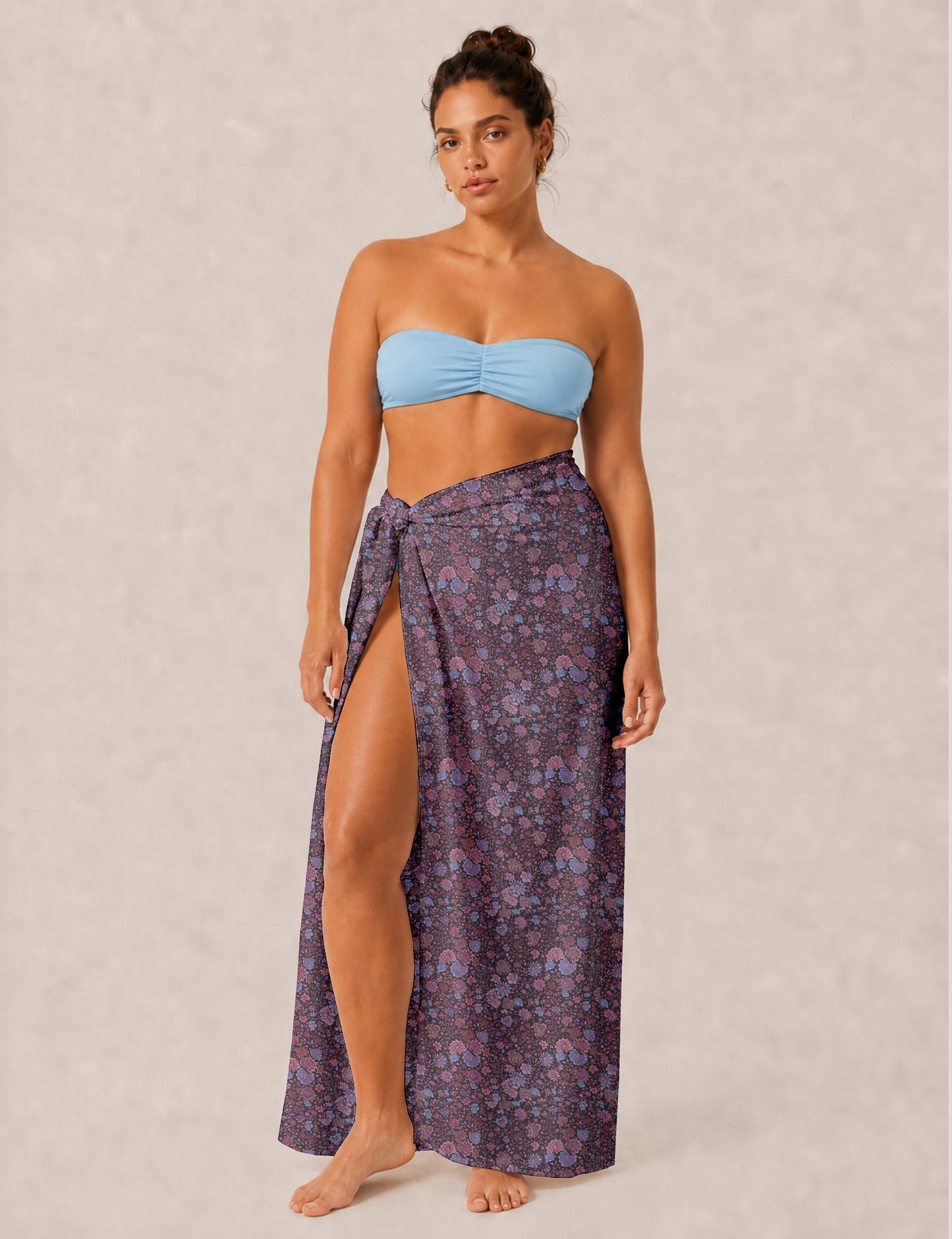 Explore sustainable elegance with our PAREO – a versatile piece for conscious fashion enthusiasts. More than an accessory, it's a statement of ethical clothing and green fashion. Ideal for getaways, this wrap-around works as a coverup, turban, or throw, showcasing our commitment to slow fashion, upcycled garments, and eco-friendly practices. Elevate your wardrobe with this eco-conscious and stylish pareo, a perfect addition to your collection of sustainable women's clothing.