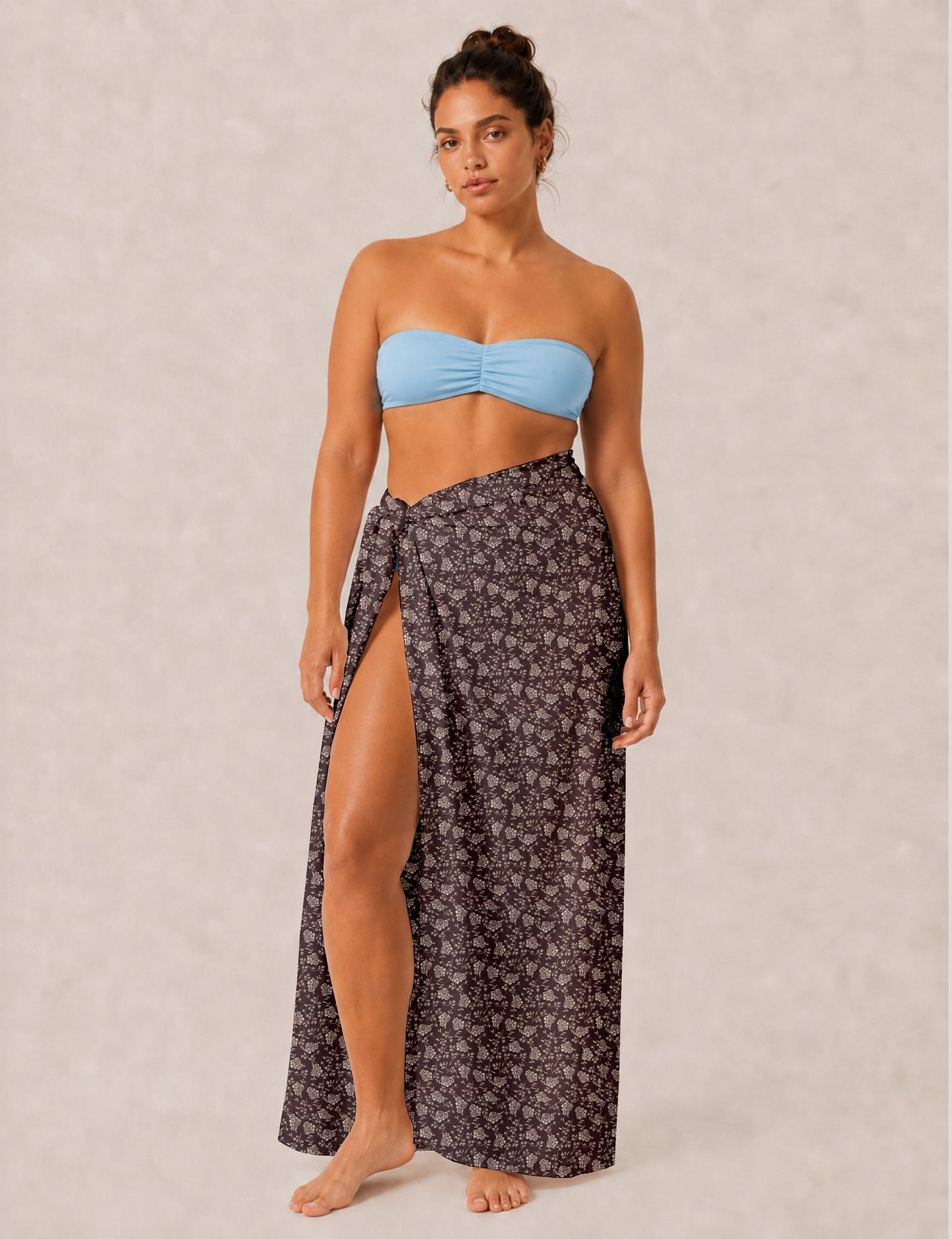 Explore sustainable elegance with our PAREO – a versatile piece for conscious fashion enthusiasts. More than an accessory, it's a statement of ethical clothing and green fashion. Ideal for getaways, this wrap-around works as a coverup, turban, or throw, showcasing our commitment to slow fashion, upcycled garments, and eco-friendly practices. Elevate your wardrobe with this eco-conscious and stylish pareo, a perfect addition to your collection of sustainable women's clothing.
