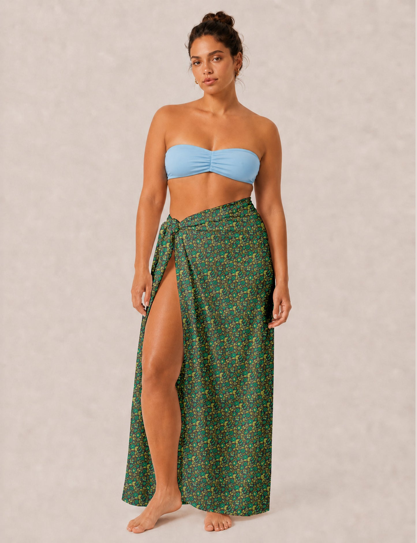Pareo - Green Floral