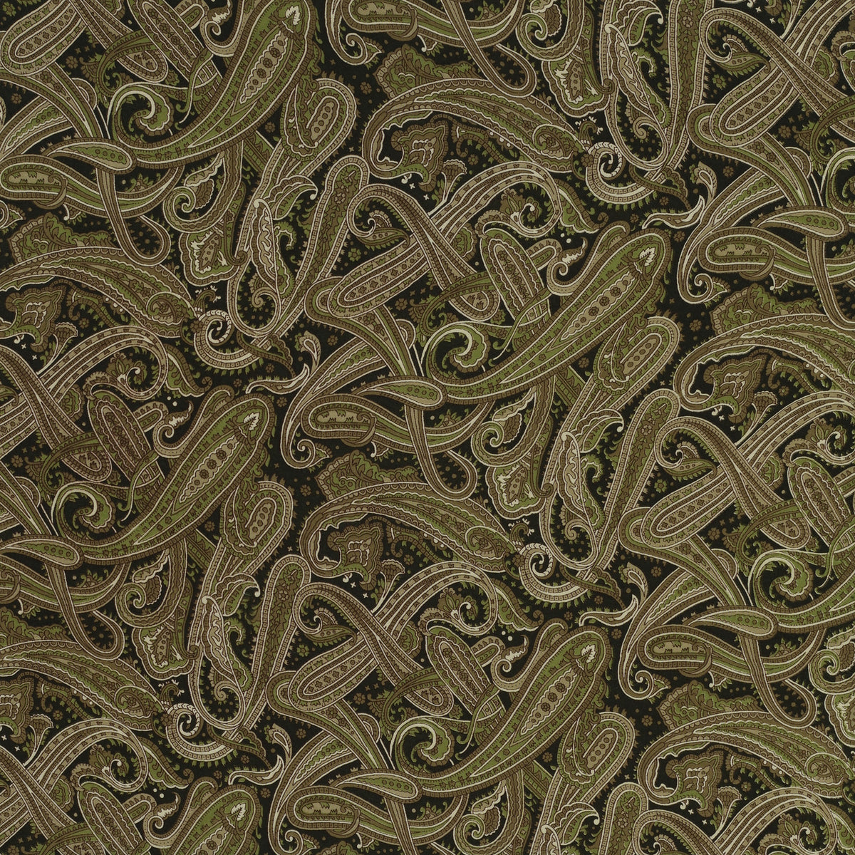 Green Paisley