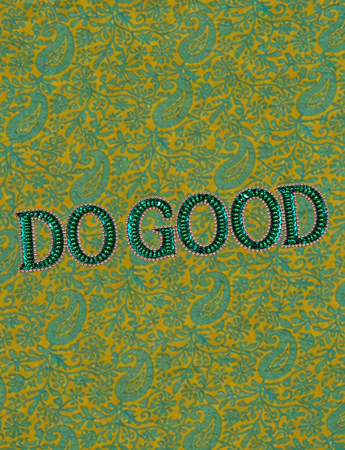 Structured DO GOOD work tote bag featuring embroidered appliqué lettering on the front, double padded shoulder handles and an internal zippered pocket.